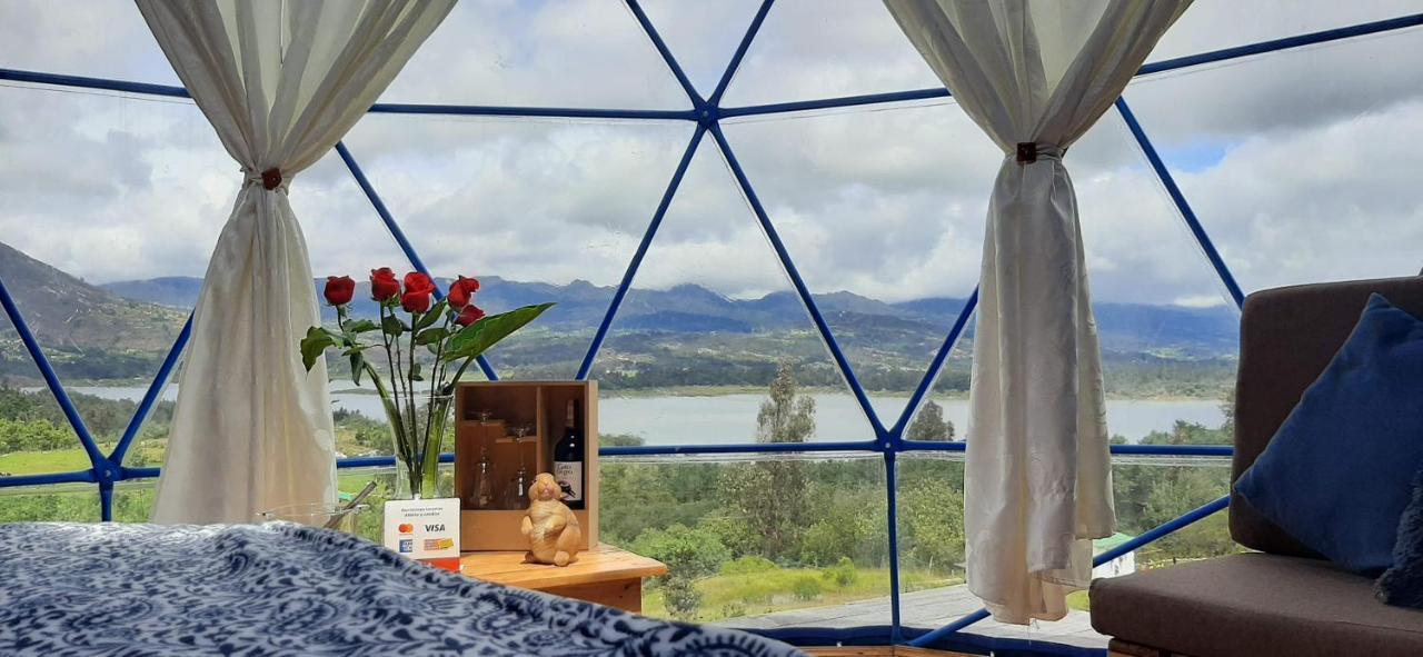 Glamping Blue Hotel Гуатавита Екстериор снимка