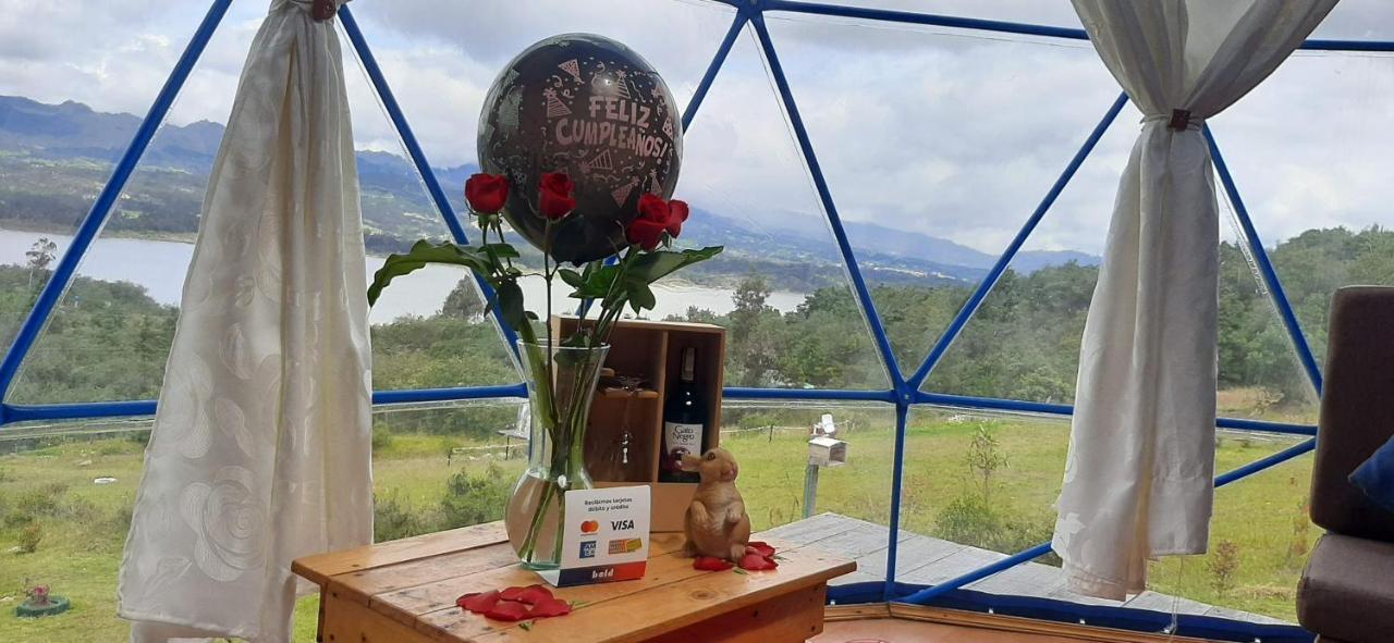 Glamping Blue Hotel Гуатавита Екстериор снимка