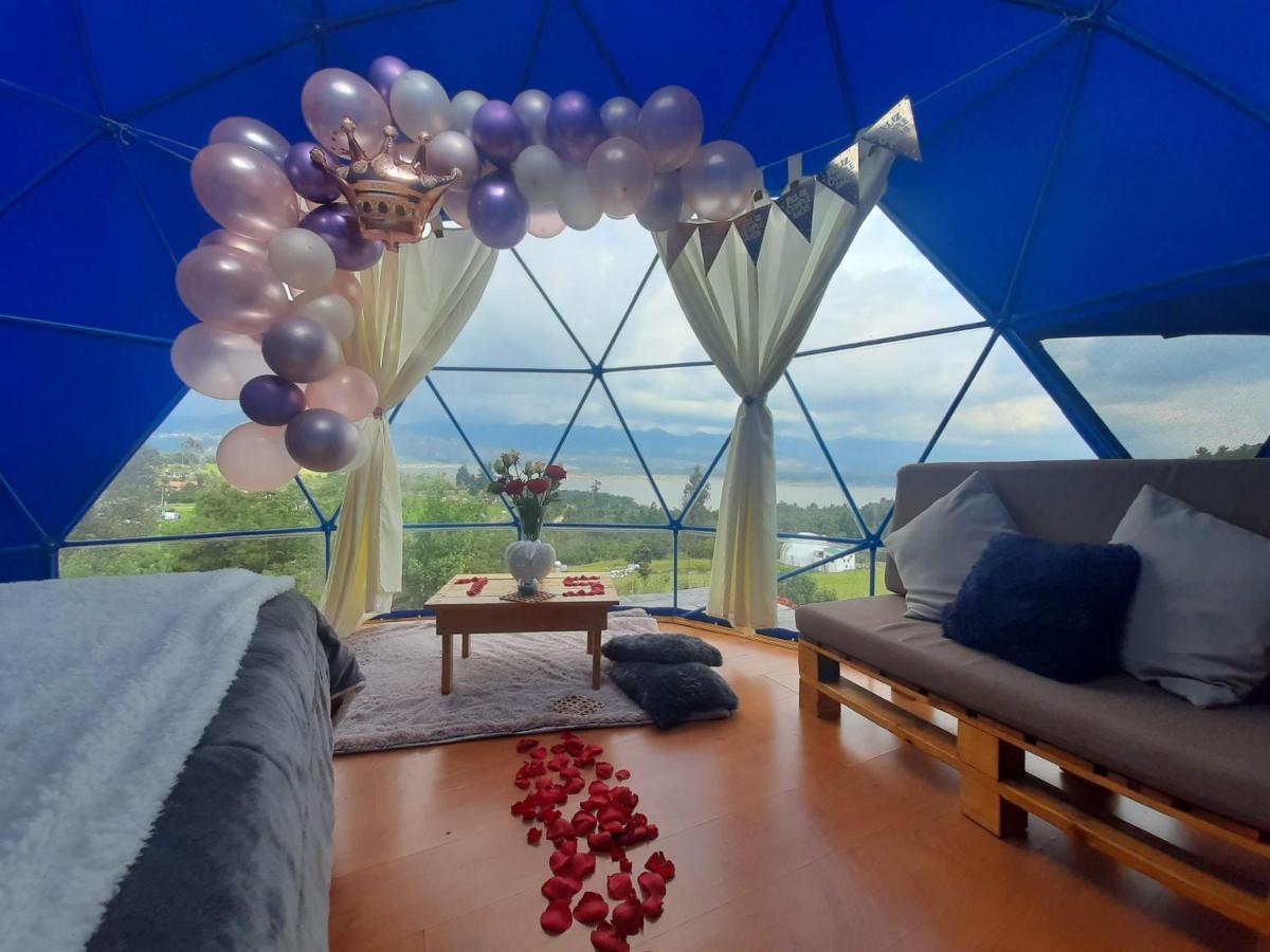 Glamping Blue Hotel Гуатавита Екстериор снимка