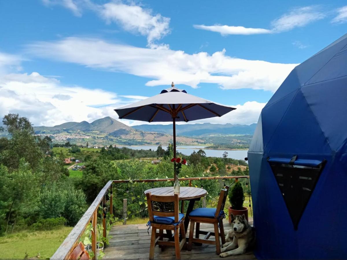 Glamping Blue Hotel Гуатавита Екстериор снимка