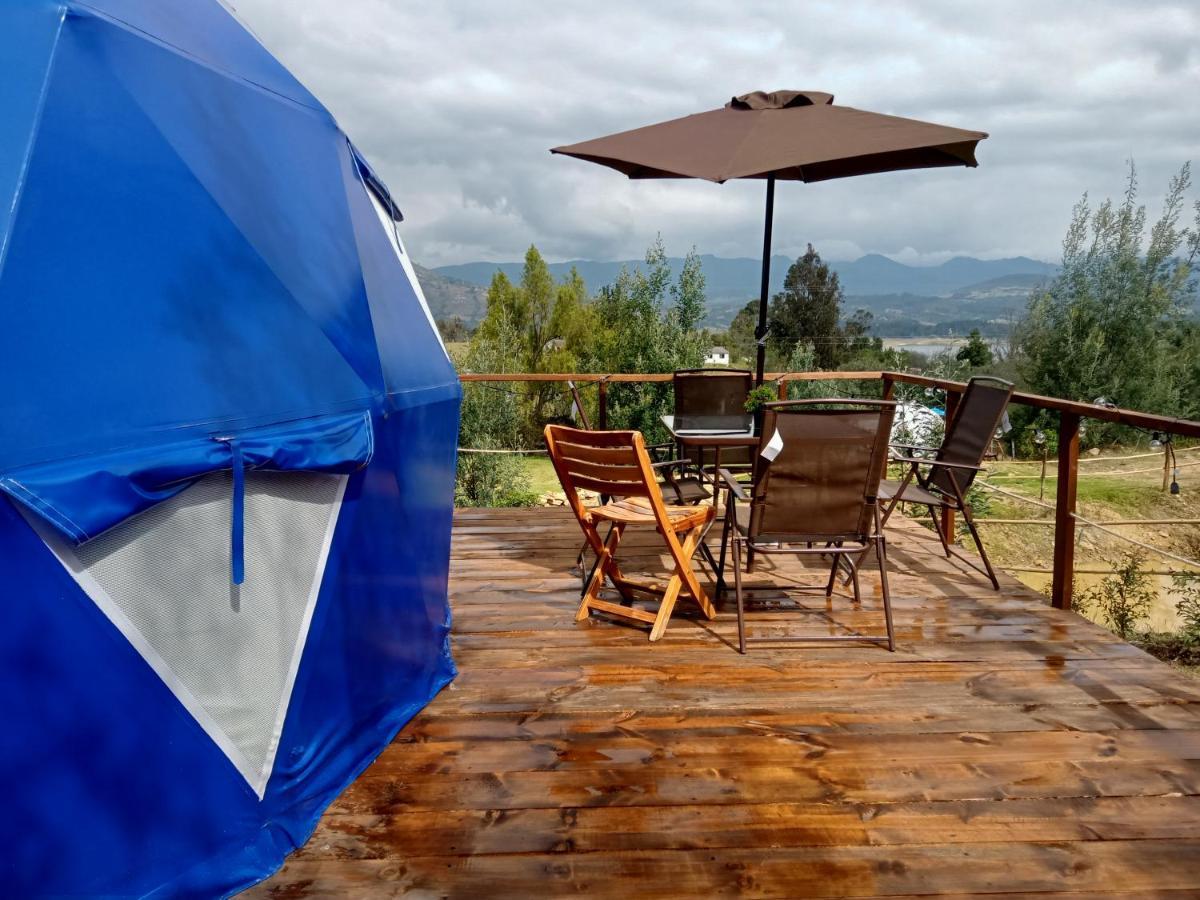 Glamping Blue Hotel Гуатавита Екстериор снимка